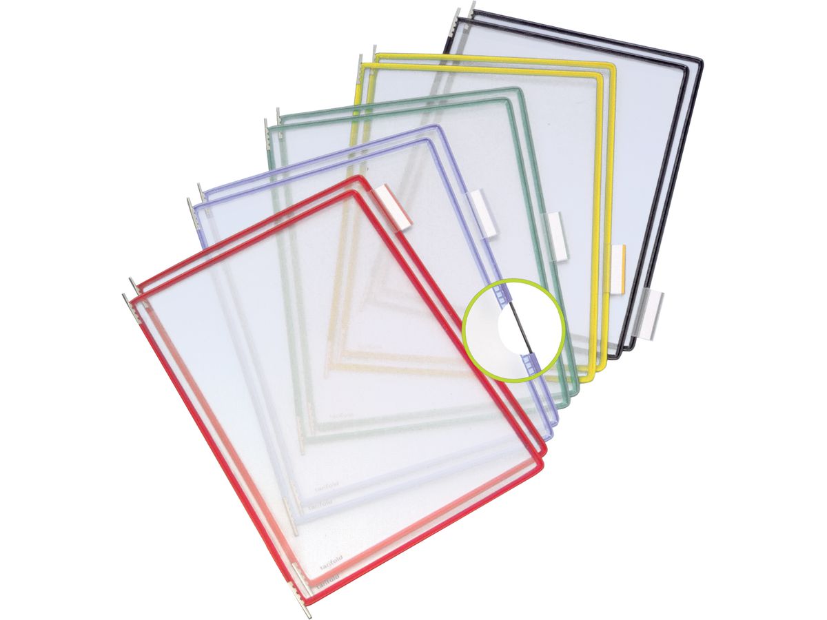 Sichttafel A4 schw 50mm