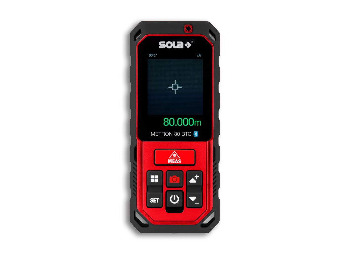 SOLA Laser-Entfernungsmesser METRON 80 BTC inklusive Zubehör
