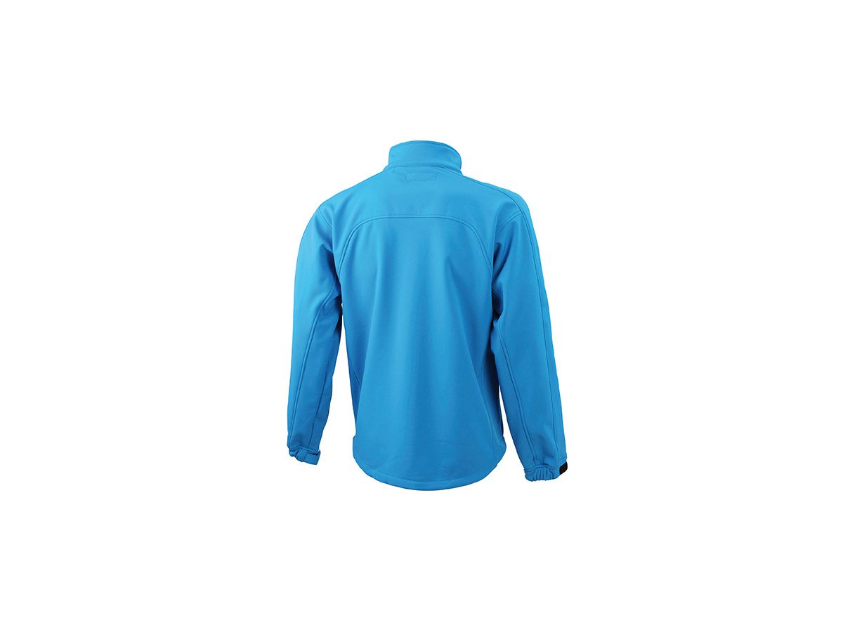 JN Mens Softshell Jacket JN135 95%PES/5%EL, aqua, Größe 3XL