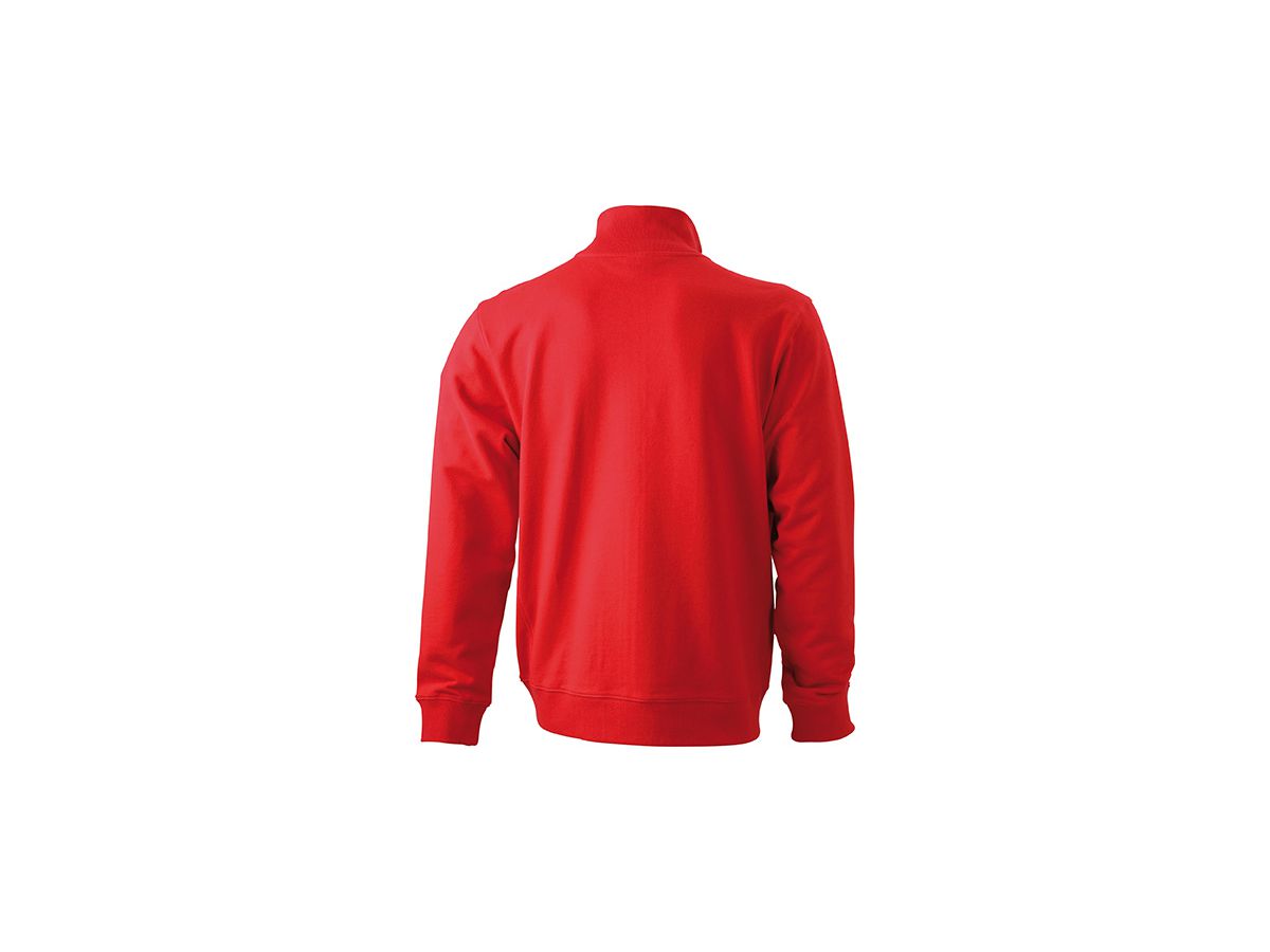 JN Sweat Jacket JN058 100%BW, red, Größe 2XL