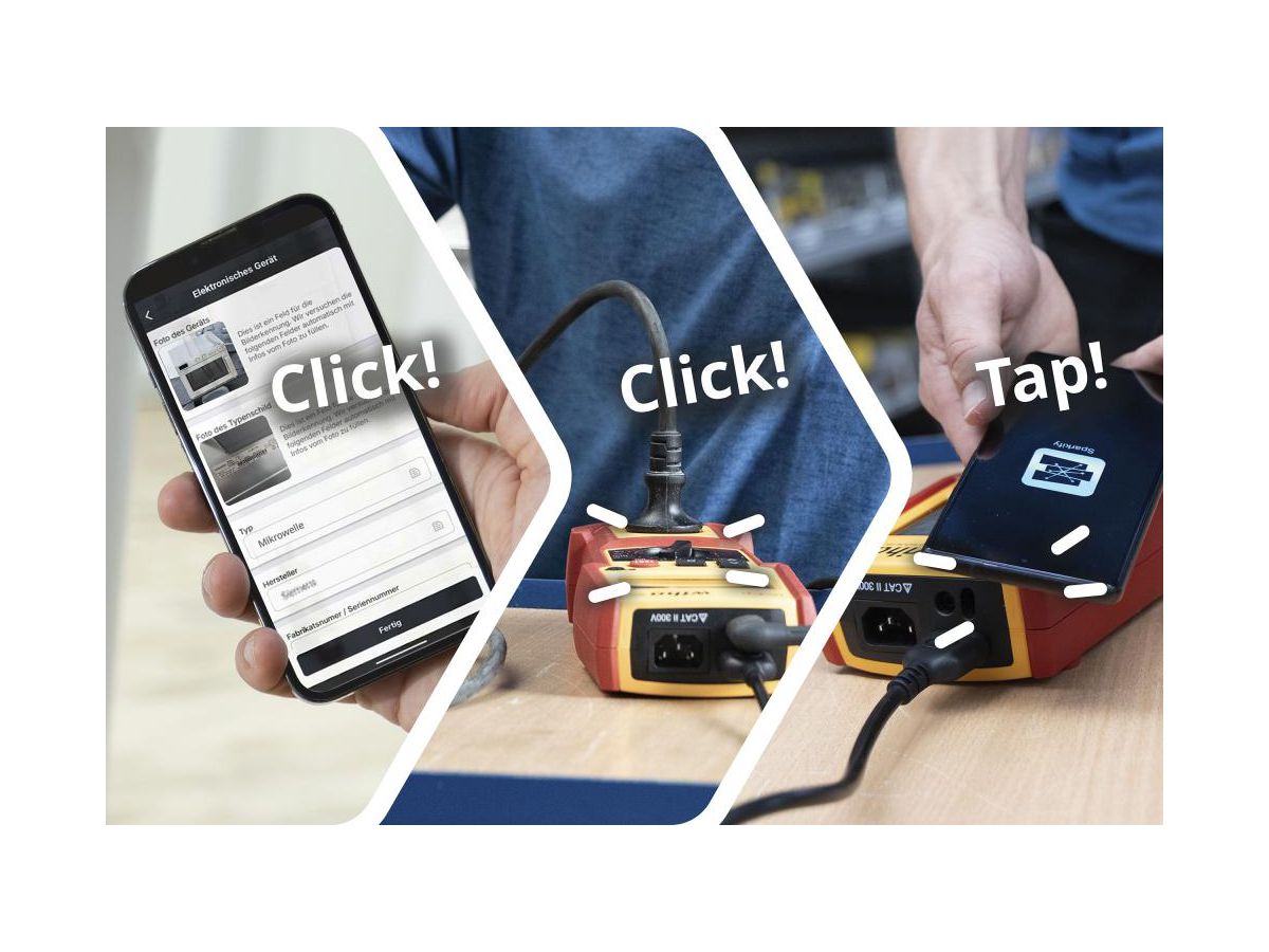 WIHA Gerätetester Set PAT one mit Werkzeug und Zubehör im Koffer