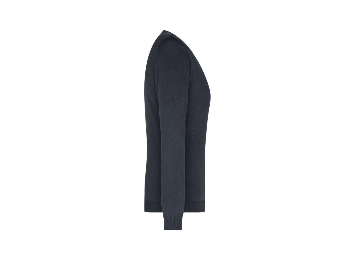 JN Ladies V-Neck Pullover JN658 100%BW, black, Größe S