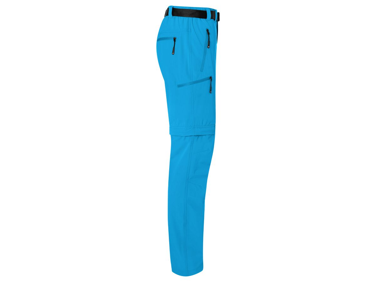 JN Ladies' Zip-Off Trekking Pants JN1201 bright-blue, Größe XL