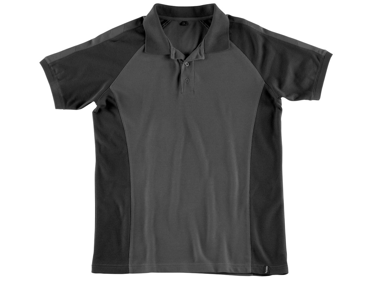 MASCOT Polo-Shirt BOTTROP Unique,dunkelanthr./schwarz,Gr. 4XL