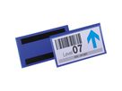 DURABLE Etikettentasche 174207 magnet. 150x67mm d.bl 50 St./Pack.