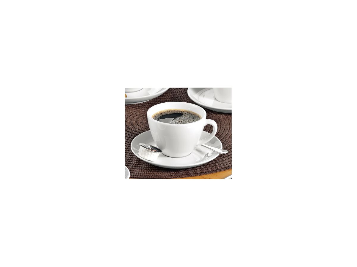 Esmeyer Kaffeetasse Bistro 433-255 Untertasse weiß 6 St./Pack.
