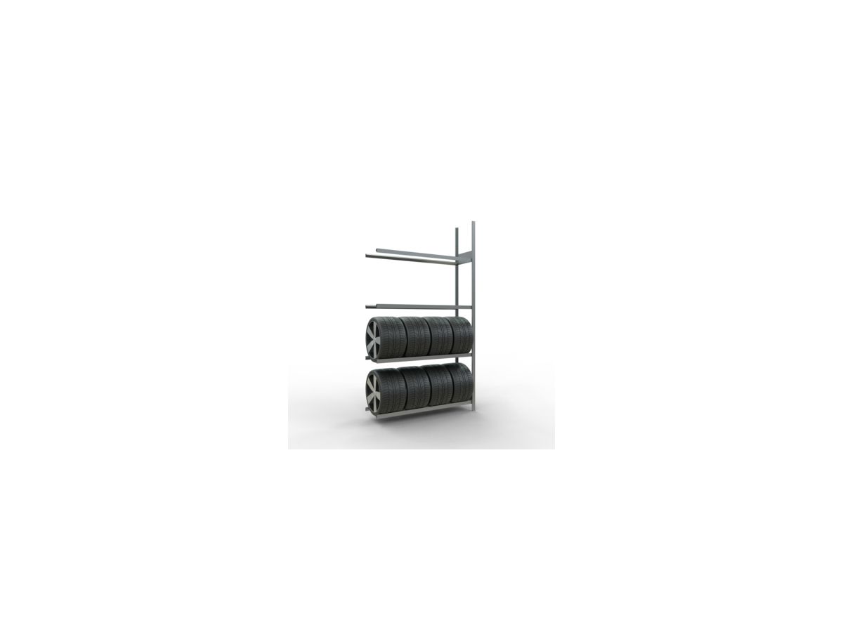 Anbauregal Reifen 2750x1500x400mm