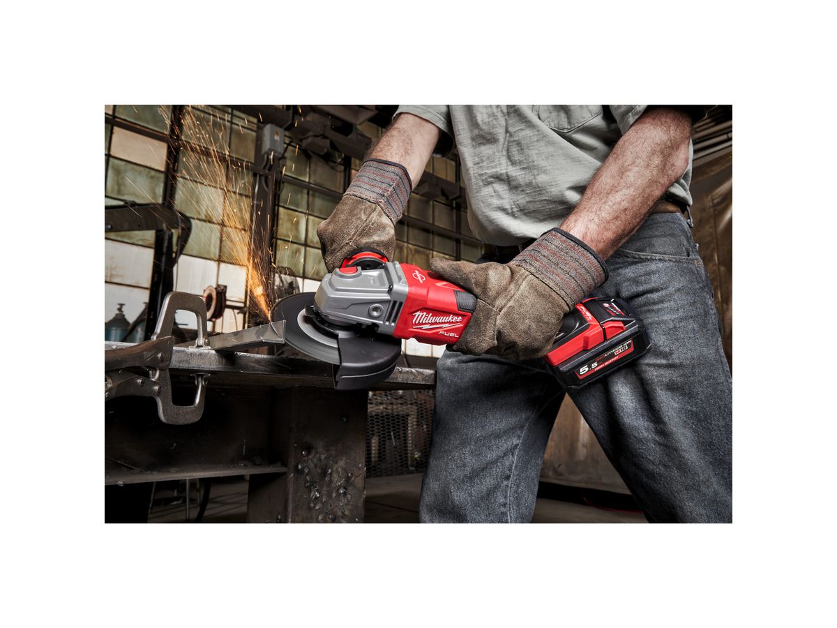 Milwaukee Akku-Sicherheitswinkelschl. M18FHSAG125XB-552X