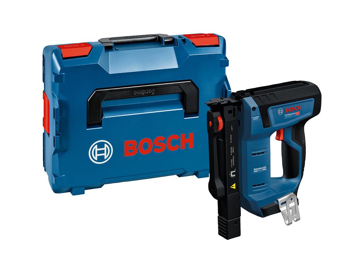 BOSCH Akku-Holztacker GTH 18V-14 solo, in L-Boxx