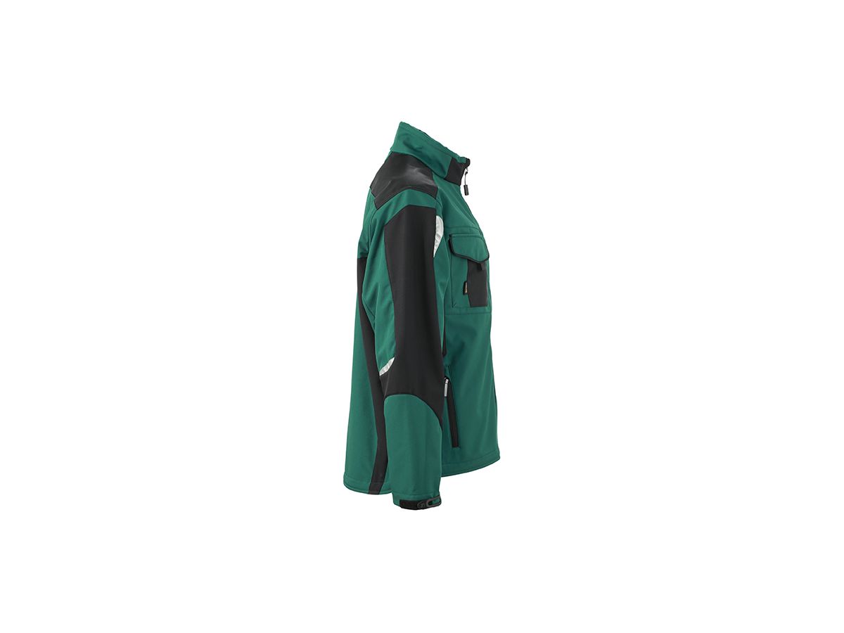 JN Workwear Softshell Jacket JN844 100%PES, dark-green/black, Größe S