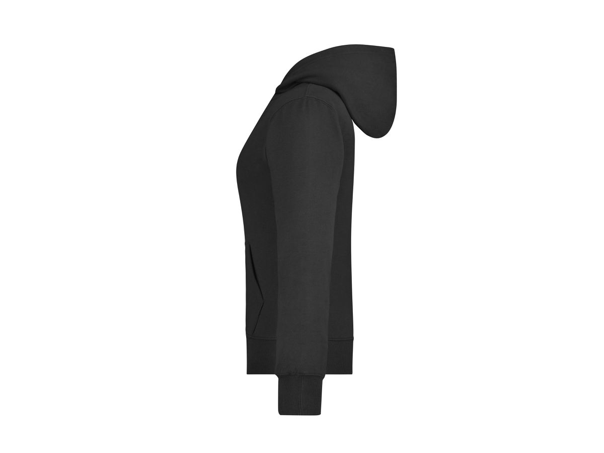 JN Ladies Hooded Jacket JN053 80%BW/20%PES, black, Größe 2XL