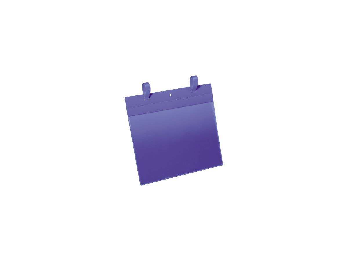 DURABLE Logistiktasche 175107 Lasche A4 quer d.bl 50 St./Pack.