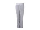 JN Ladies' Jog-Pants JN779 grey-heather/white, Größe S