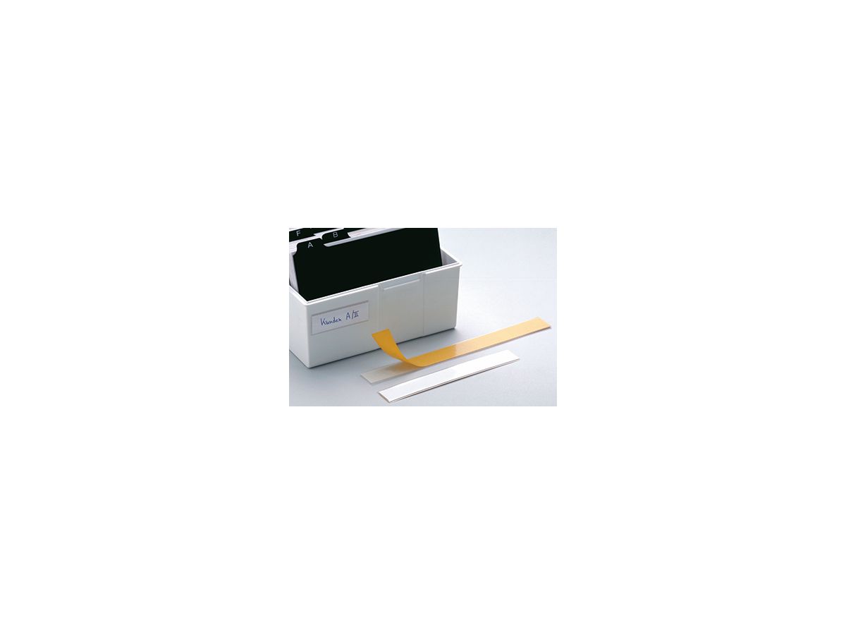 DURABLE Schilderrahmen SCHILDFIX 801519 20x1,5cm PVC tr 10 St./Pack