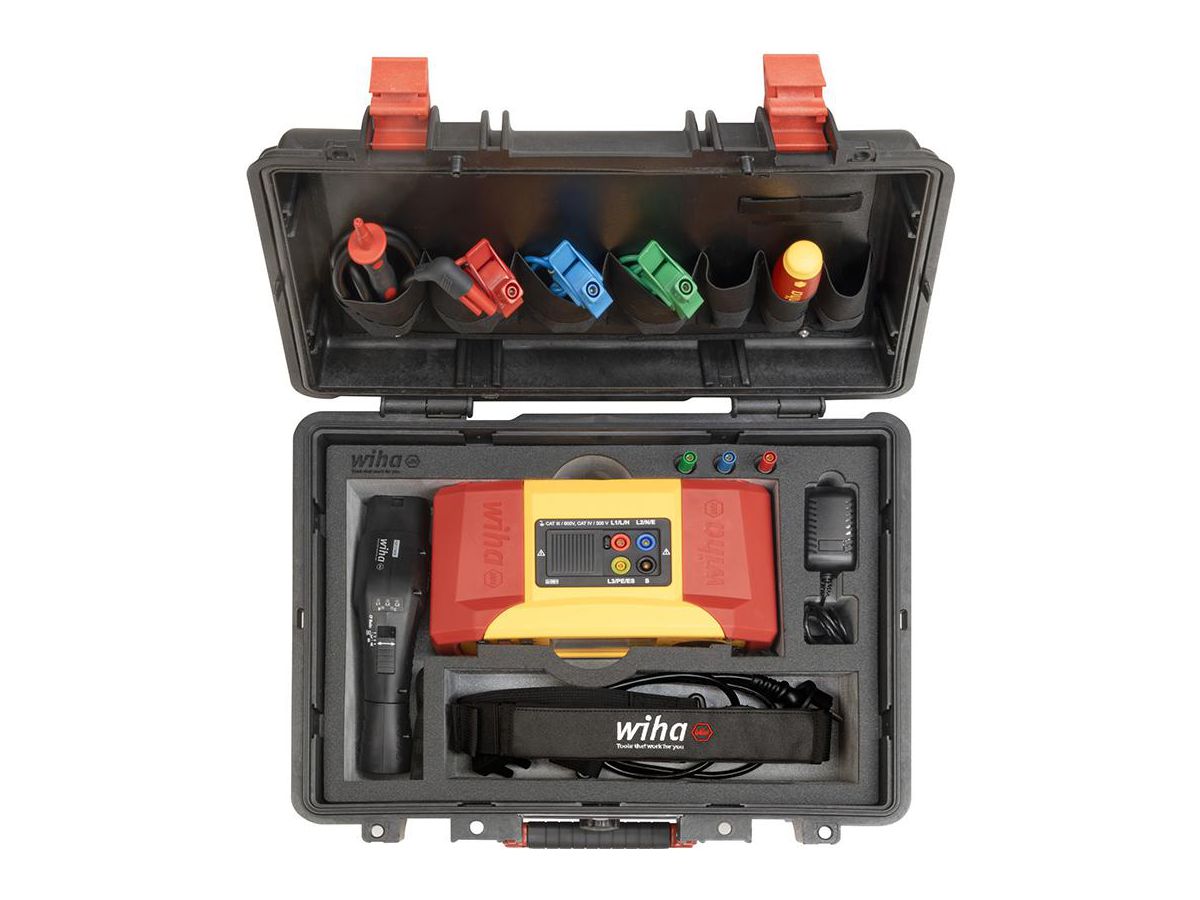 WIHA Installationstester Set MFT one mit Werkzeug und Zubehör im Koffer
