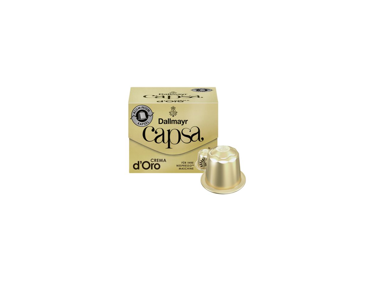 Dallmayr Kaffeekapsel capsa Crema d'Oro 112000000 10 St./Pack.