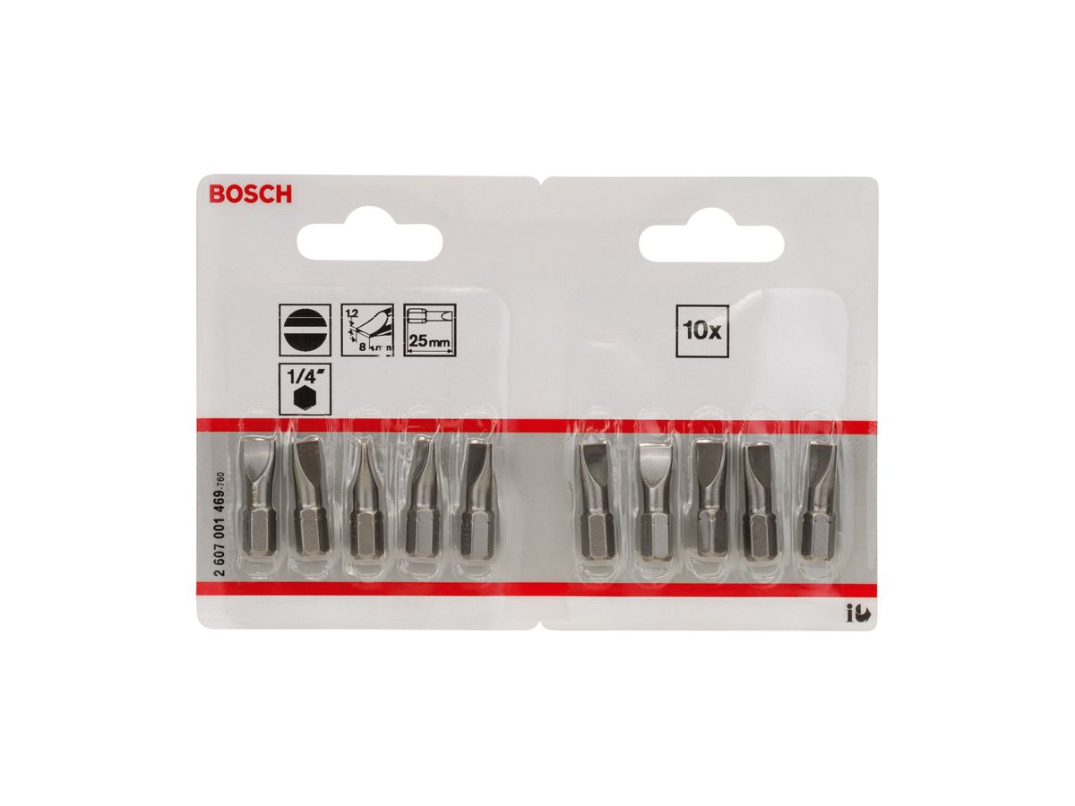 10 ST. LS BITS 1.2X8.0 XH 25MM