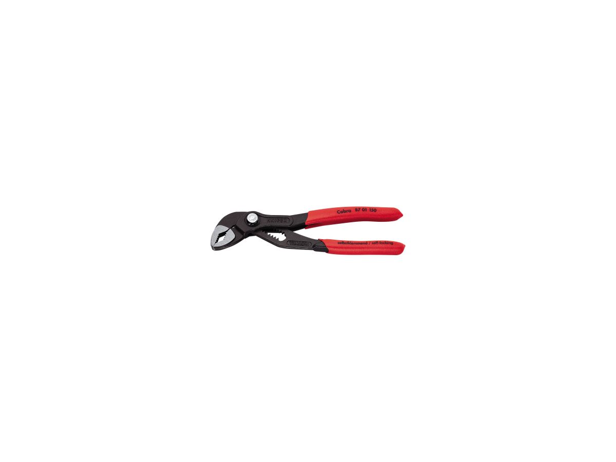KNIPEX Wasserpumpenzange Cobra 87 01 150 Kunststoff überz., atramentiert, 150 mm