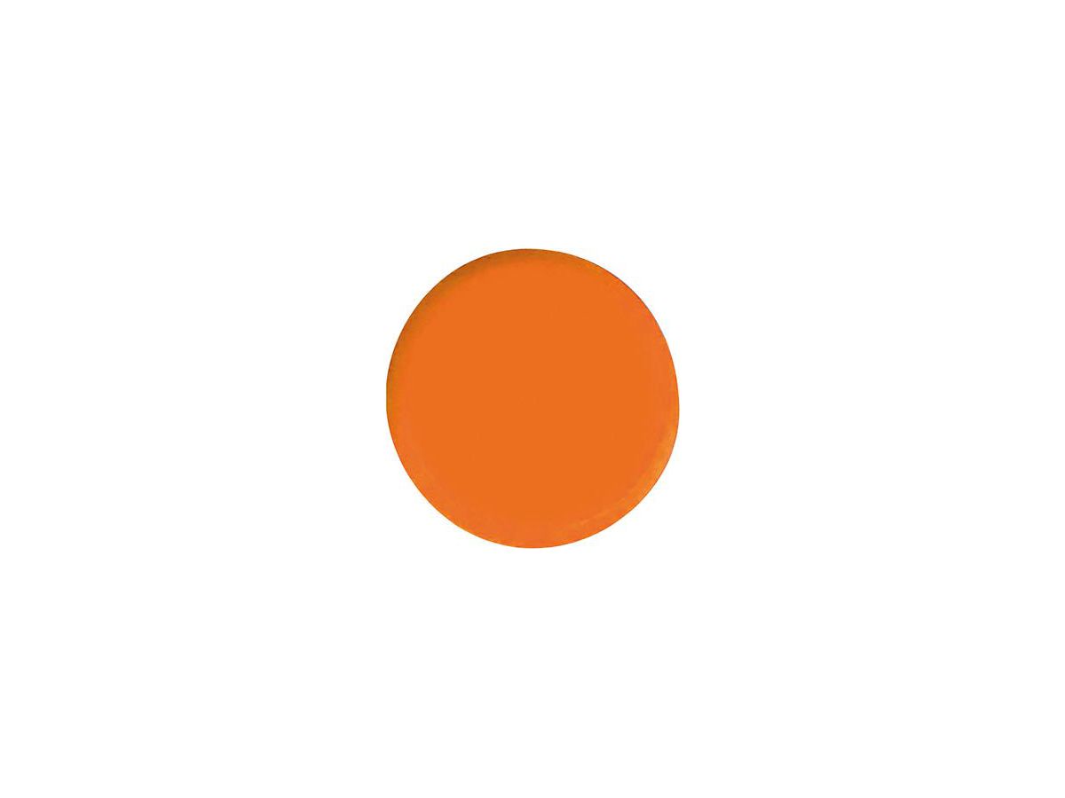 Organisationsmagnet rund orange 20mm    Eclipse