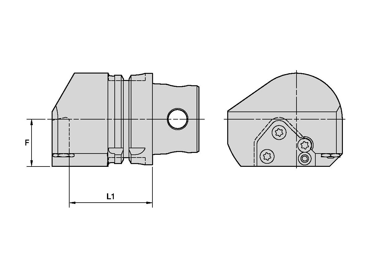 KENNAMETAL KM4X63KGMEL65C KM4X63 A4 MODULARER STECHKOPF M65 MIT KÜ