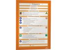 DURABLE Magnetrahmen MAGAFRAME 487209 DIN A4 orange 2 St./Pack.