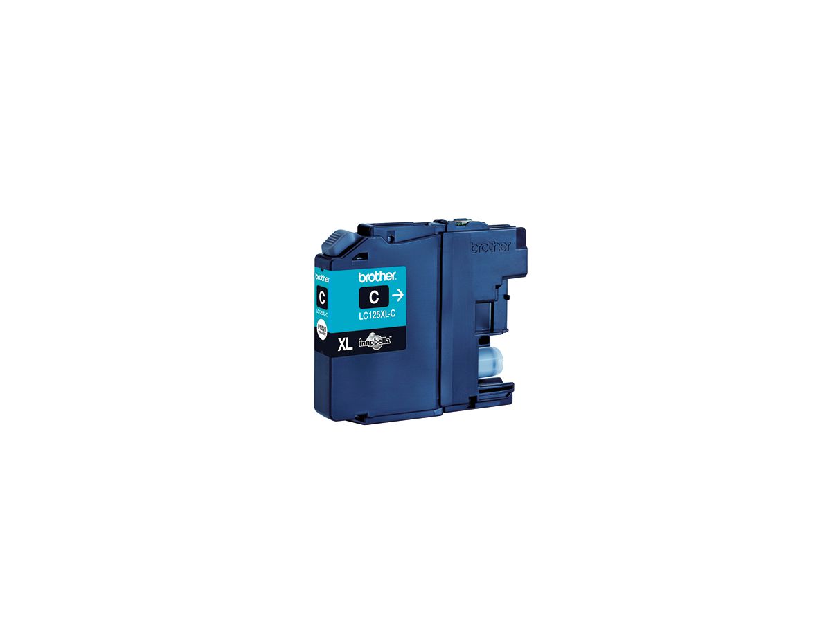 Brother Tintenpatrone LC125XLC 1.200Seiten cyan
