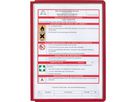 DURABLE Sichttafel SHERPA Panel 560603 DIN A4 PP rot