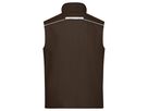 JN Workwear Vest - COLOR - JN850 brown/stone, Größe M