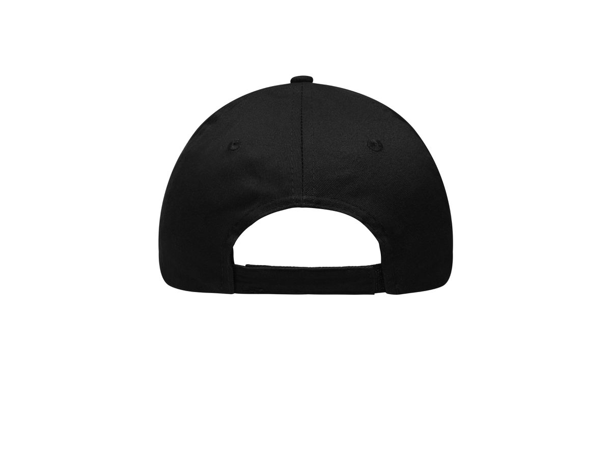 mb 6 Panel Brushed Sandwich Cap MB6212 black/light-grey, Größe one size