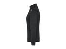 JN Damen Strickfleece-Jacke JN897 black/black, Größe 3XL