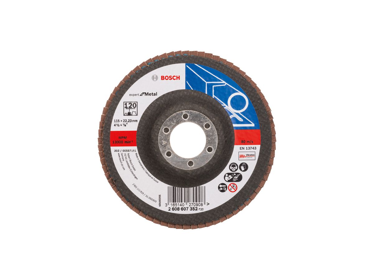 BOSCH Fächer. BLUEMETAL Ø115 K120 (VE10)