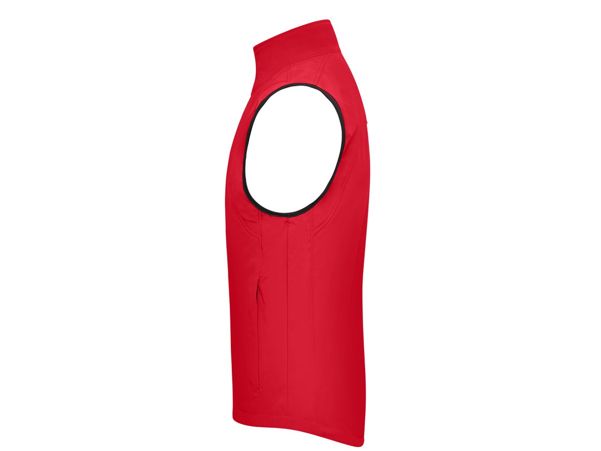 JN Mens Softshell Vest JN136 95%PES/5%EL, red, Größe XL