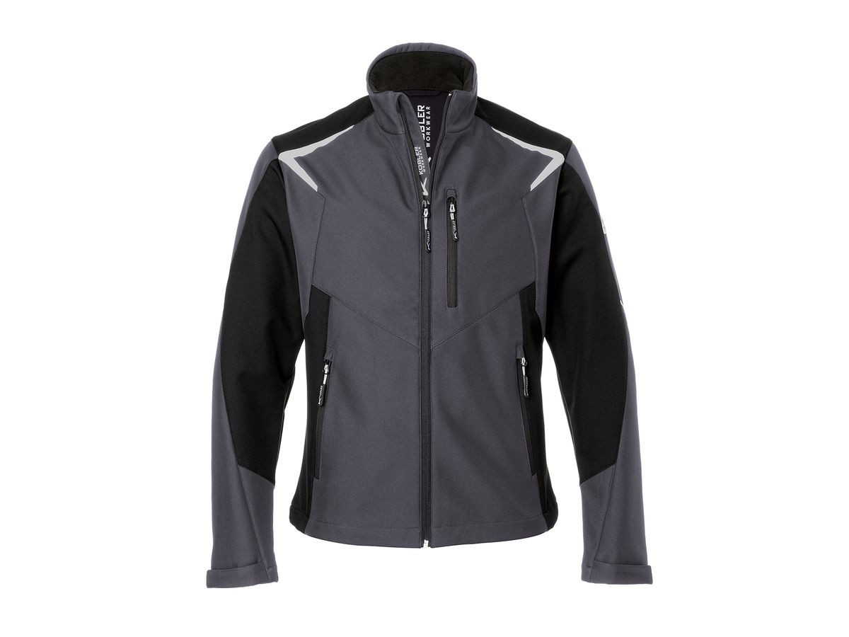 KÜBLER Ultrashell-Jacke Bodyforce Gr. S, anthrazit/schwarz, 1625