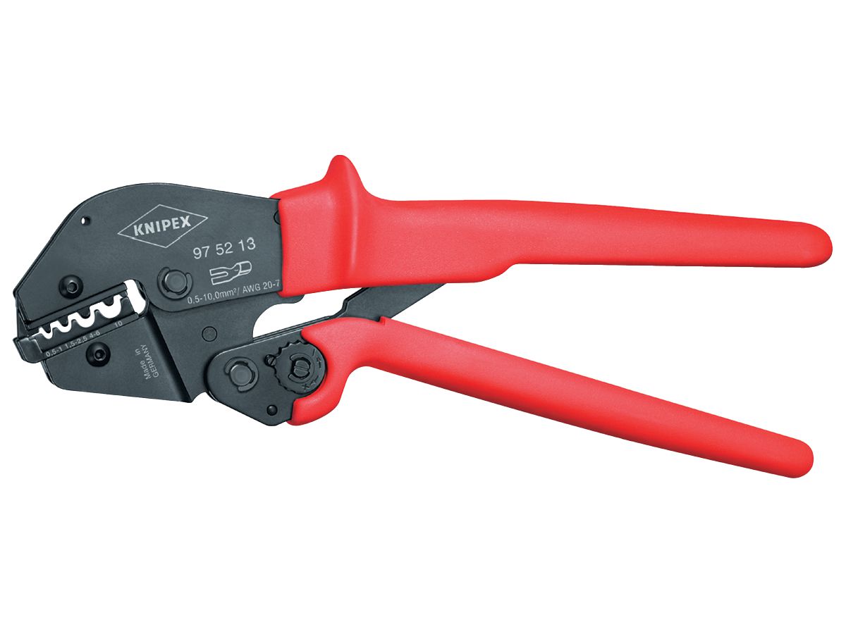Crimping lever plier 0.5-10 sqm n.insl. Knipex