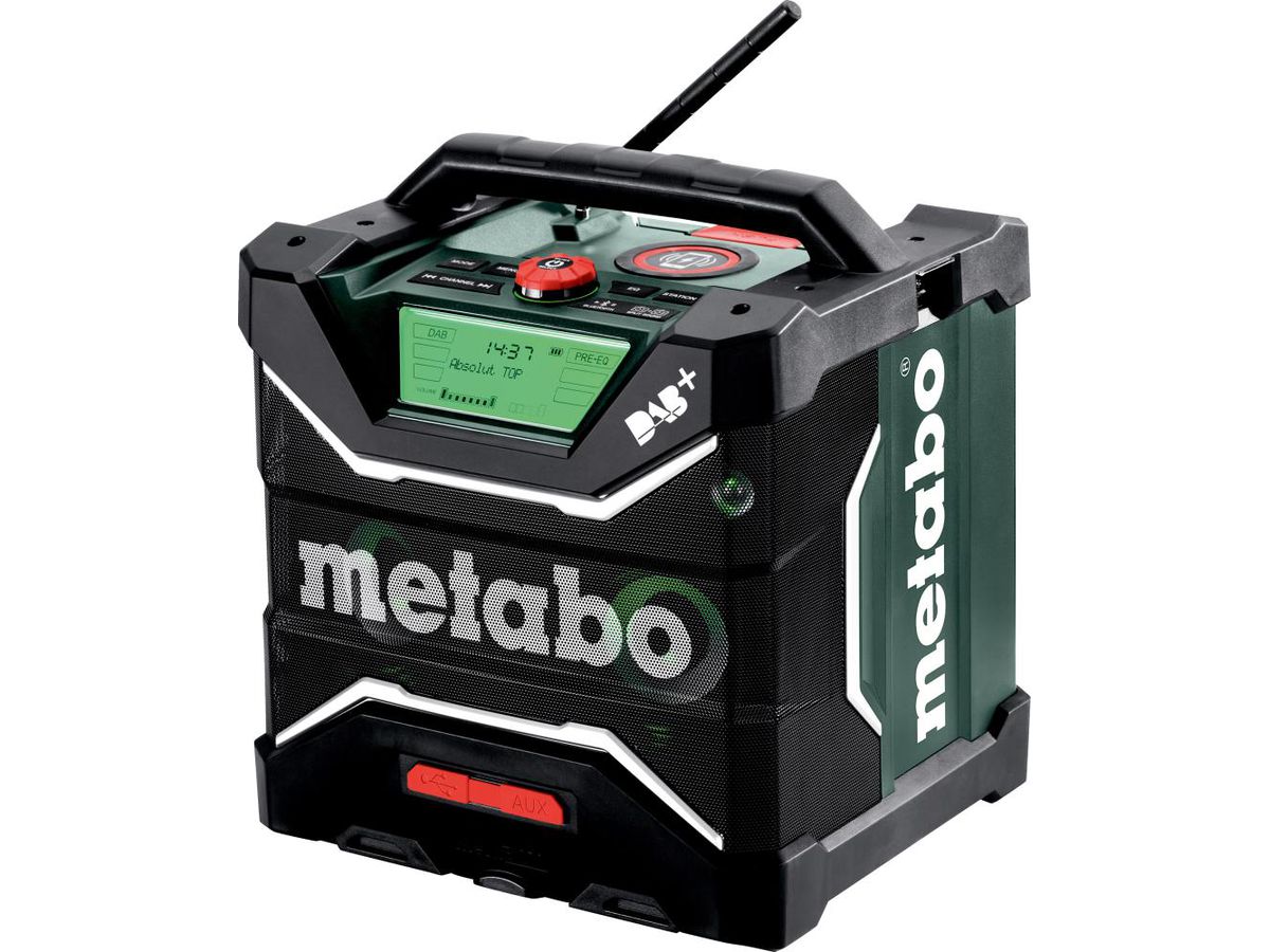 METABO Akku-Radio RC 12-18 32W, BT, DAB+, im Karton