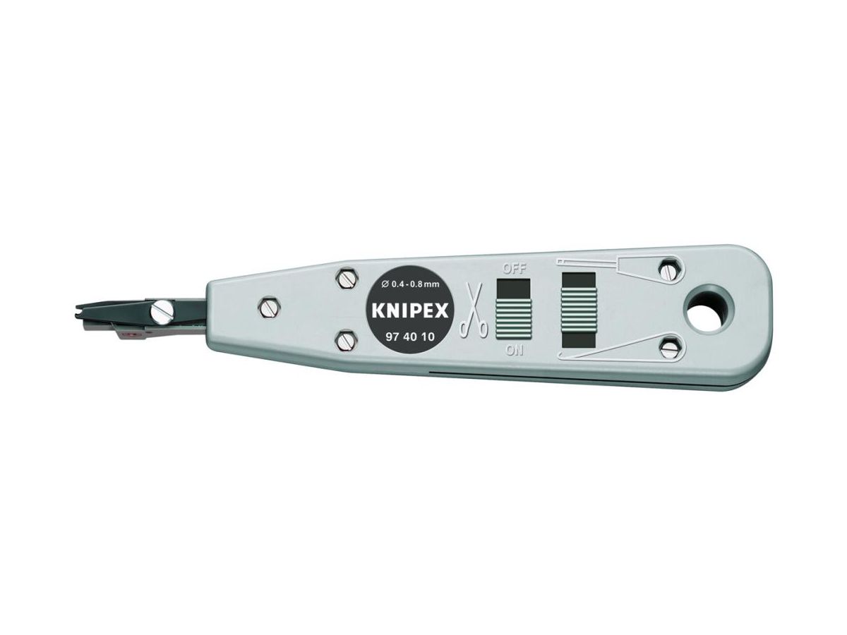 KNIPEX 97 40 10 Anlegewerkzeug f. LSA-Plus und baugleich 175 mm