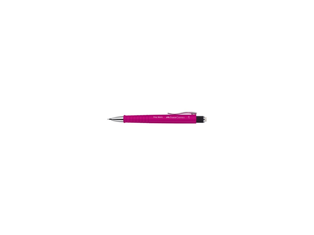 Faber-Castell Druckbleistift POLY MATIC 133328 HB 0,7mm pink