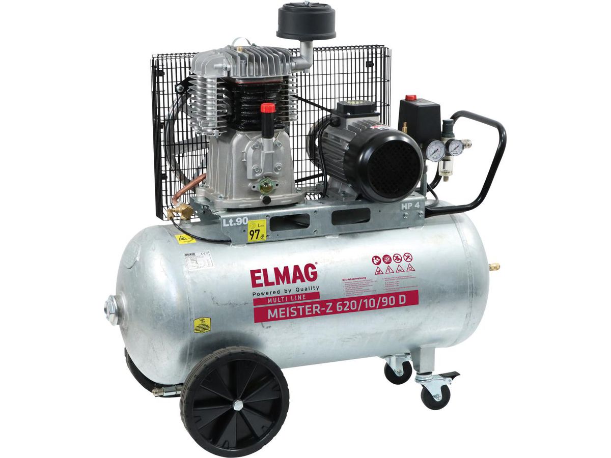 ELMAG Kompressor MEISTER-Z verzinkt 620/10/90 D