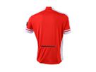 JN Mens Bike-T Half Zip JN452 100%PES, red, Größe 2XL