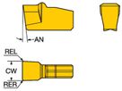 COROMANT T-Max Q-Cut Wendeplatte zum Einstechen N151.2-300-25-4G235
