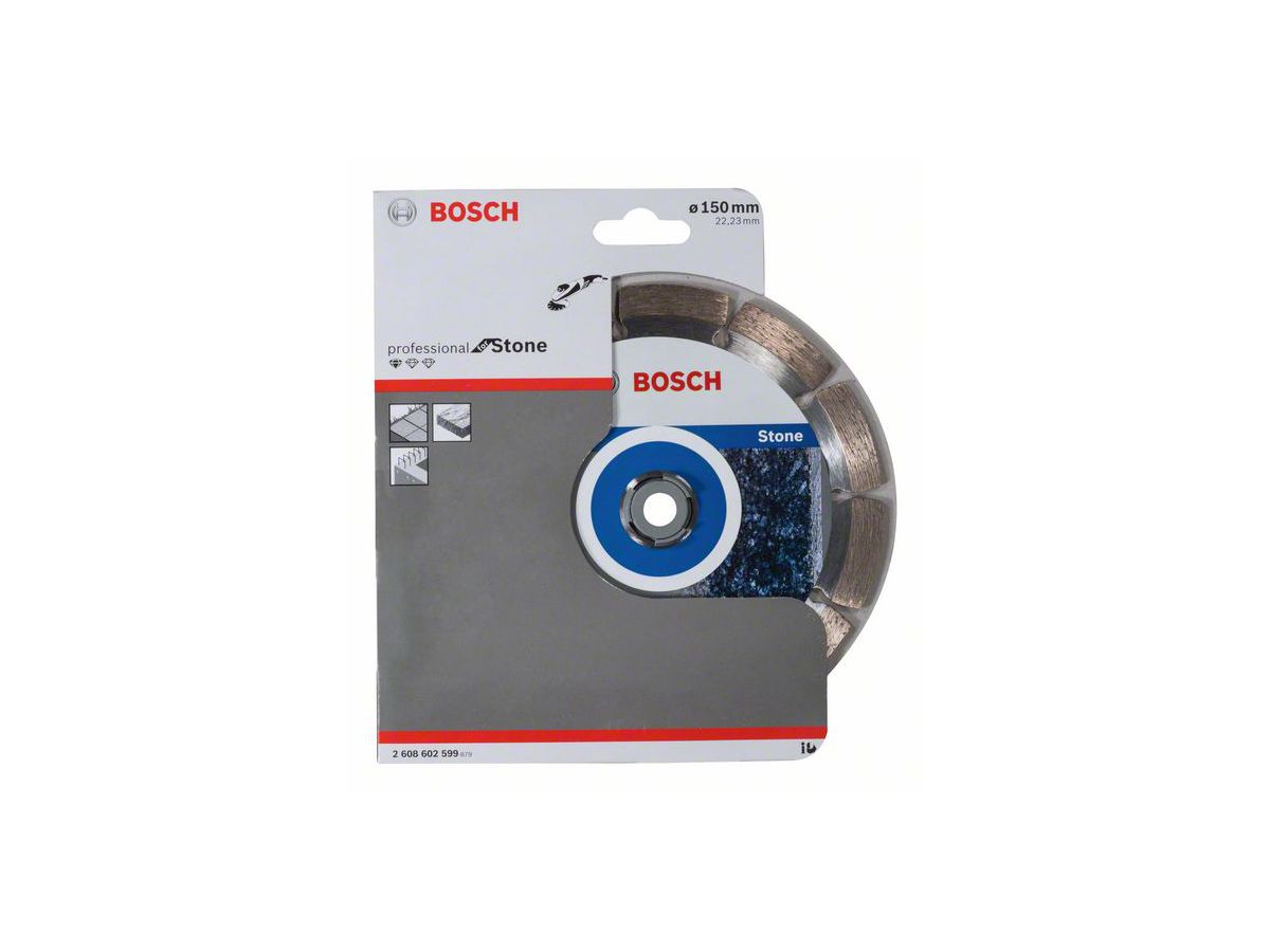 BOSCH Diamanttrennscheibe Standard for Stone 150x22,23 mm