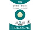 Exacompta Karteikarte 10848SE DIN A5 liniert grün 100 St./Pack.