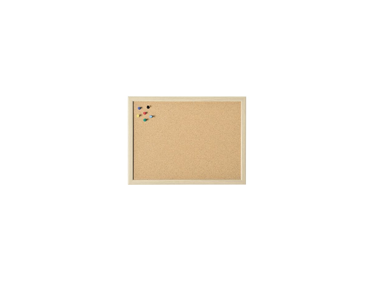 magnetoplan Korktafel 121923 80x60cm braun +Pinnadeln