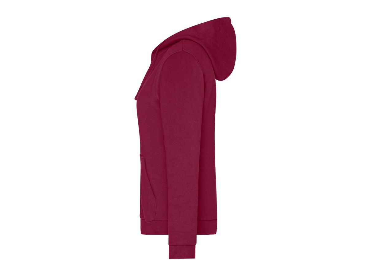 JN Promo Zip Hoody Lady JN755 80%BW/20%PES wine Gr. 3XL