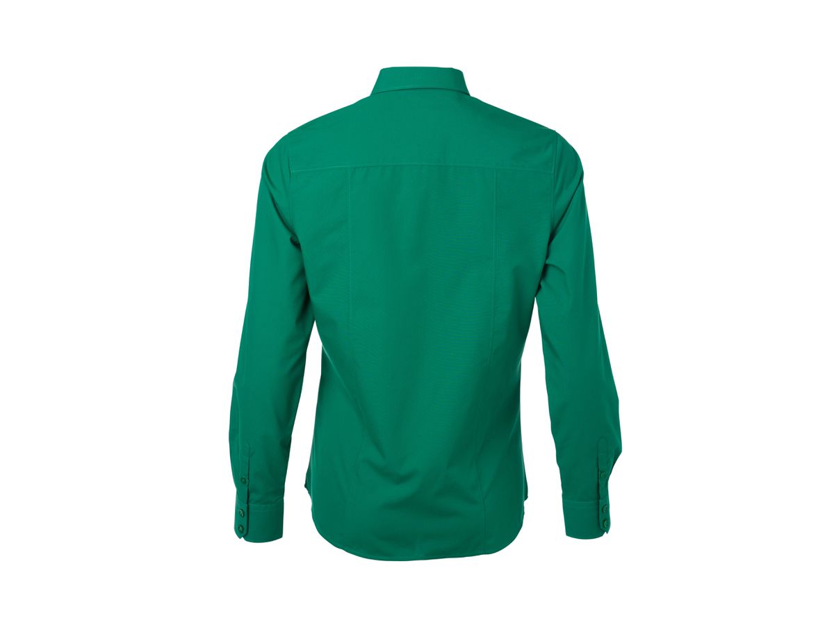JN Ladies' Shirt Longsleeve Poplin JN677 irish-green, Größe M