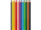 Faber-Castell Farbstift Jumbo GRIP 110912 farbig sortiert 12 St./Pack.