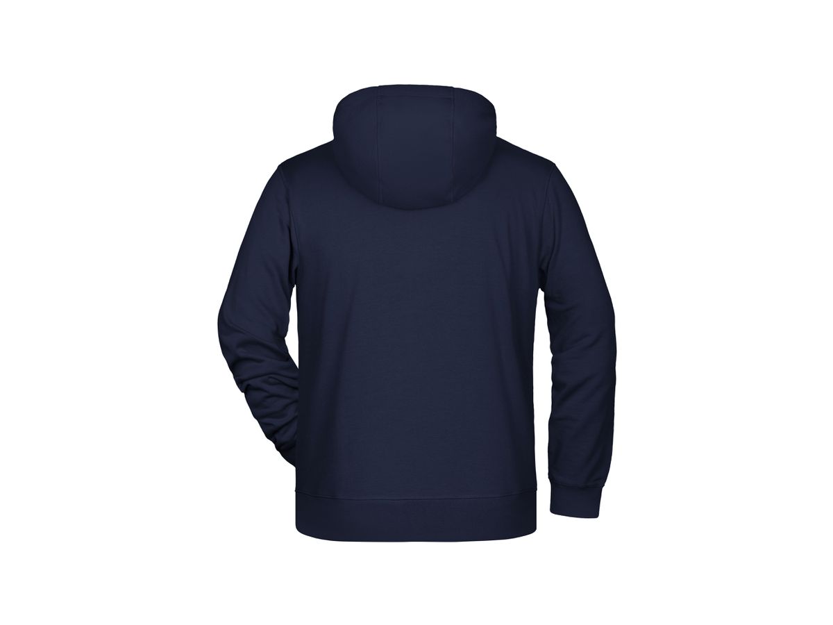 JN Men's Zip Hoody 8026 navy, Größe XXL