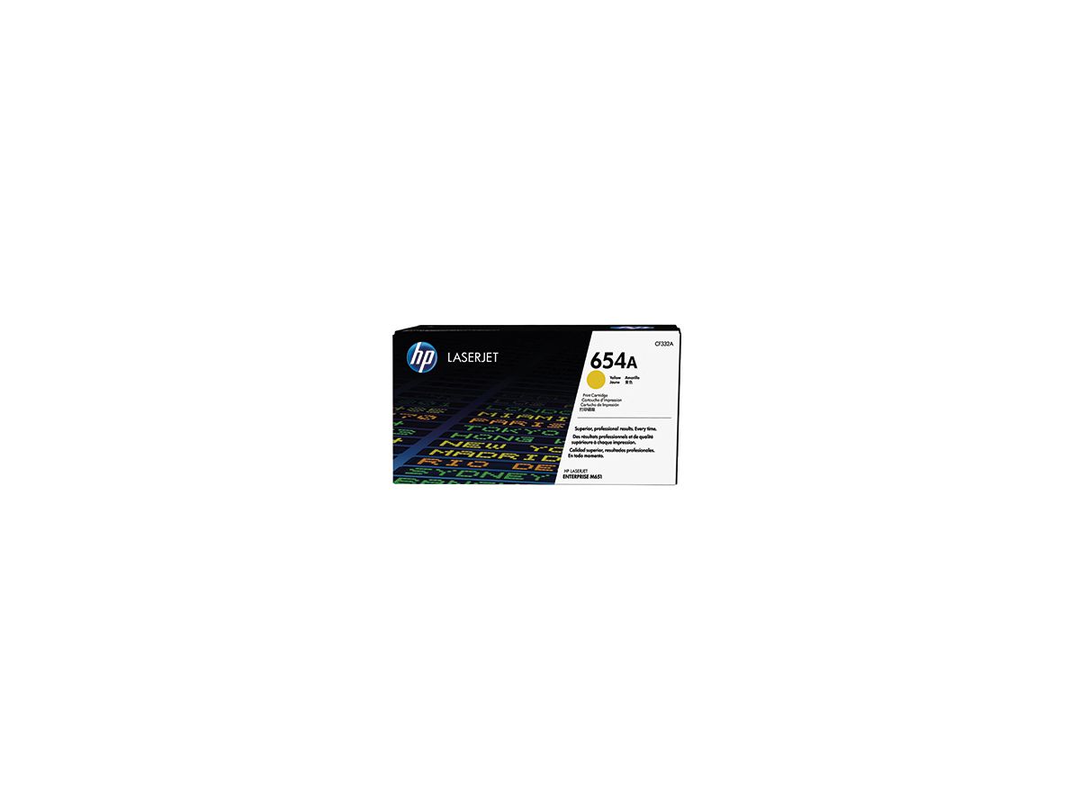 HP Toner CF332A 654A 15.000Seiten gelb