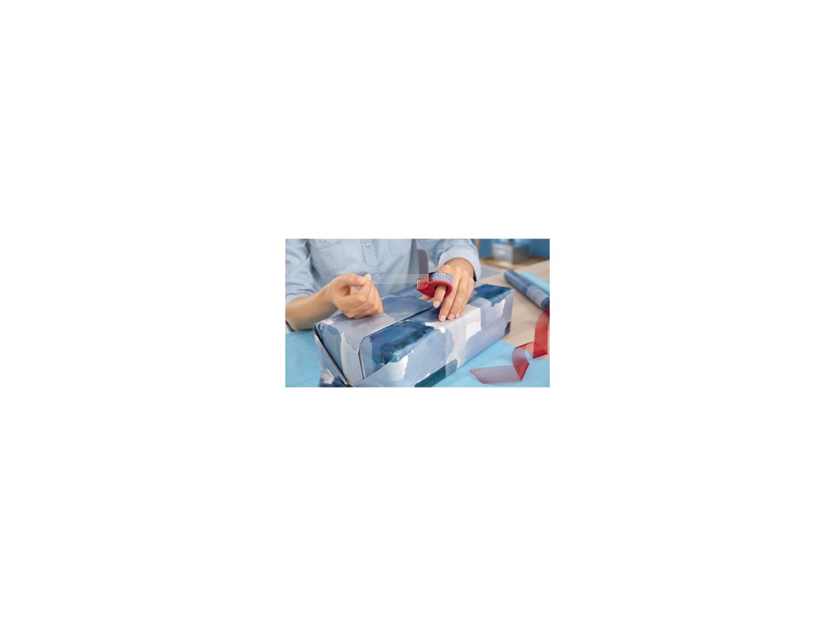 tesa Handabroller Mini 57858-00000 19mmx10m rot/blau