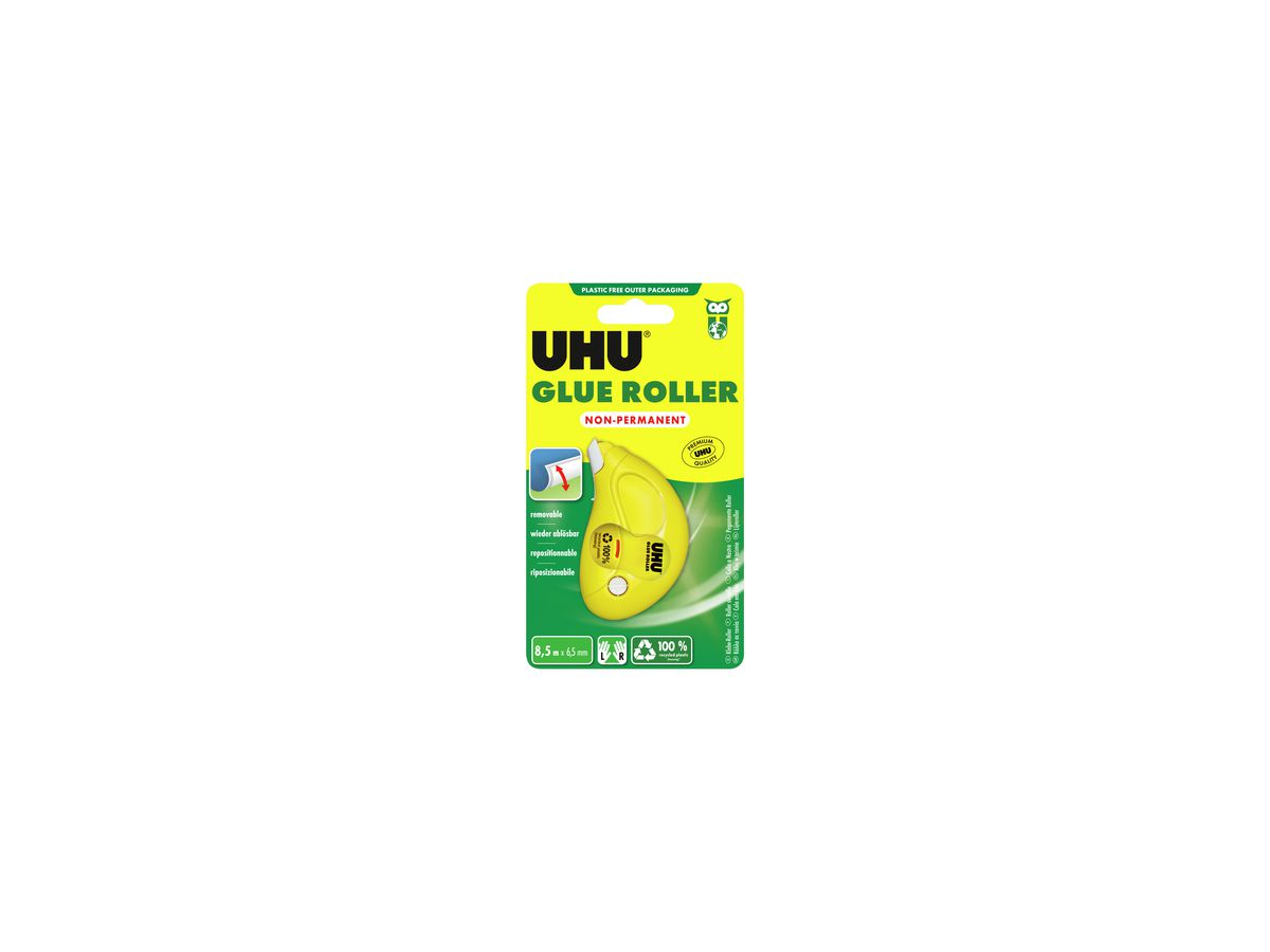 UHU Kleberoller Dry&Clean 50520 non perm. Einweg Bl.